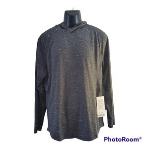Lululemon Men’s Fresh Form Hoodie sz Large NWT black gray white